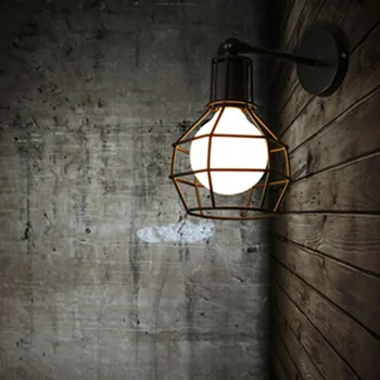 Lampă de Perete de epocă Industriale de perete de lumină LED-uri Tranșee American Retro lampă de perete de Metal de acoperire lumina decorațiuni interioare corp de iluminat