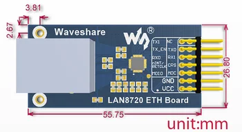 LAN8720 ETH Bord de Înaltă Performanță Ethernet 10/100 Layer Fizic Transceiver Ethernet PHY Modul de Dezvoltare Kit