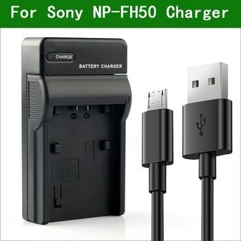 LANFULANG aparat de Fotografiat USB Încărcător de Baterie pentru Sony NP-FH30 NP-FH40 NP-FH50 NP-FH60 NP-FH70 NP-FH100 AC-VQP10 BC-TRP BC-TRV BC-VH1