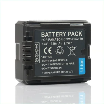 LANFULANG Baterie pentru Panasonic VW-VBG130 și Panasonic VW-VBG6 HDC-SD1 HDC-MDH1 HDC-SDT750 HDC-SD3 HDC-SD5
