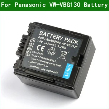 LANFULANG Baterie pentru Panasonic VW-VBG130 și Panasonic VW-VBG6 HDC-SD1 HDC-MDH1 HDC-SDT750 HDC-SD3 HDC-SD5