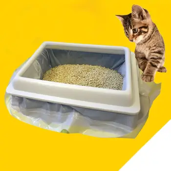LanLan 7PCS/Sac de Gunoi Pisica Kitten Sac Igienice Litiera Garnituri Consumabile pentru animale de Companie