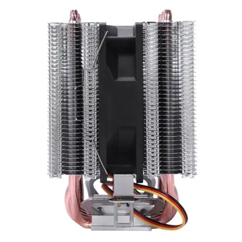 Lanshuo 6 Conducte De Căldură Cu 3 Fire Fără Lumină Single Fan, Cpu Fan Radiator Cooler Radiator Pentru Intel Lga 1155/1156/1366 De Căldură Răcitor