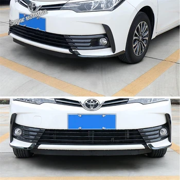 Lapetus Accesorii Lumini de Ceață Față Bara de Jos de Paza Protector de Acoperire Benzi Trim 2 Pc-uri se Potrivesc Pentru Toyota Corolla 2017 2018
