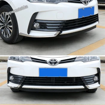 Lapetus Accesorii Lumini de Ceață Față Bara de Jos de Paza Protector de Acoperire Benzi Trim 2 Pc-uri se Potrivesc Pentru Toyota Corolla 2017 2018