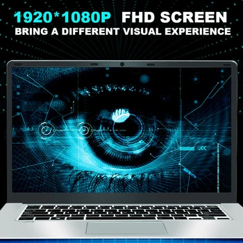 Laptop de 15.6 inch, 8GB RAM DDR4 128GB/256GB/512GB 1TB SSD intel J3455 Quad Core Windows 10 Notebook FHD Ultrabook