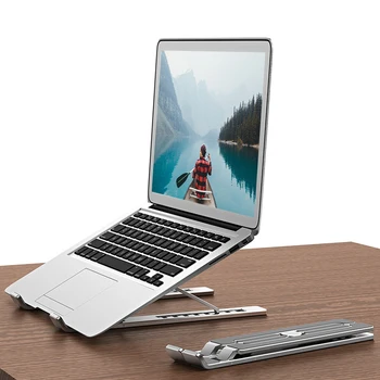 Laptop portabil Suport Reglabil Portabil din Aluminiu Notebook Laptop Suport Laptop Suport Pentru Macbook Pro Air 11-17 inch Laptop