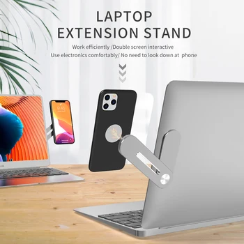 Laptop Stand Magnetic Ecran Suport Partea De Montare Conecta Tableta Cu Suport Dual Monitor Clip Reglabil Telefon Stand Titular