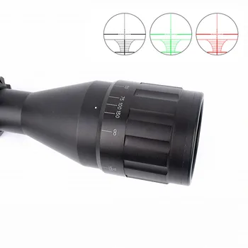 Laser domeniu de Aplicare 4-16x50 Rosu Verde Iluminat Reticul Riflescope domeniul de Aplicare Lunetist cu Lanterna 20MM Feroviar Monteaza pentru Vânătoare