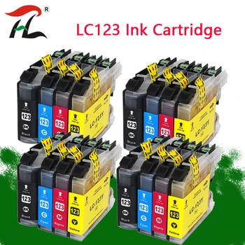 LC123 LC121 Cartuș de Cerneală Compatibil Pentru Brother DCP-J552DW J752DW J132W J152W J172W MFC-J470DW J650DW J870DW printer