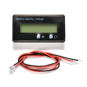 Lcd Capacitate Baterie Monitor Ecartament de un Metru,Waterproof, 12V/24V/36V/48V Plumb Acid Baterie Indicator de Stare,Baterie cu Litiu Capacitiv