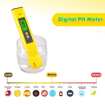 LCD Digital PH-Metru Pen-ul De Tester Precizie 0.01 Acvariu de Apă Piscină Vin Urină Automată de Calibrare PH Tester