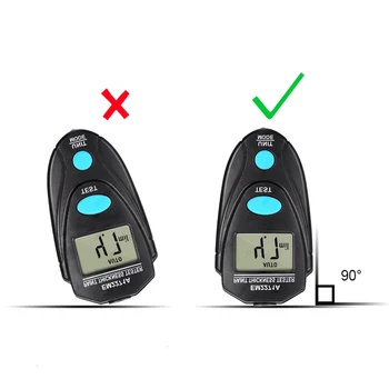 LCD Digital Strat de Vopsea Auto Grosimea Sondei Tester Ecartament de un Metru de Măsurare Instrumentul de Măsurare Intervalul 0.00 - 2.20 Mm Sau 0.0 – 86.0 Mil
