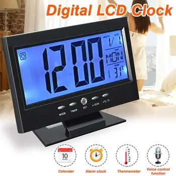 LCD Electronic de Temperatură și Umiditate Ceas Digital, Termometru Higrometru