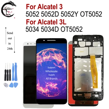 LCD Pentru Alcatel 3 5052 5052D 5052Y OT5052 Display 3L 5054 5054D LCD Cu Rama Touch Screen Digitizer Asamblare 5.5