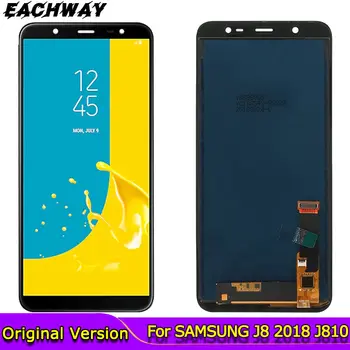 LCD Pentru Samsung Galaxy J8 2018 J810 SM-J810 J810M Display LCD Touch Ecran Digitizor de Asamblare a Regla Luminozitatea pentru Samsung J8