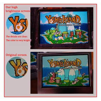 LCD V2 Ecran Kituri de schimb pentru Nintend GBA iluminare din spate ecran lcd de 10 Niveluri de Luminozitate Ridicată IPS LCD V2 Ecran Pentru Consola GBA