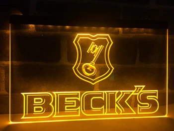 LE029 - lui Beck Bere Becks Semn Bar LED-uri Lumina de Neon Semn decor acasă meserii
