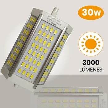 LED ATOMANT®R7s estompat 118mm 30W 3000LM bec LED, a ++ iluminat lumini de decorațiuni interioare living, dormitor, grădină
