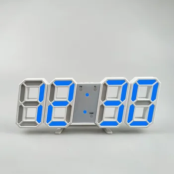 LED Digital Ceas cu Alarmă Cu Încărcare Moderne 3D de Mari dimensiuni Ceas de Perete Electronic Luminos Ceasuri de Masă Trezesc Acasă Decorare