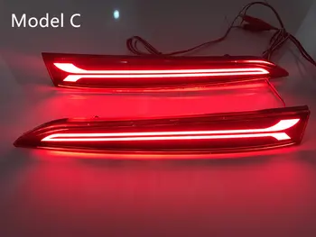 LED ghid Reflector Coada Bara Spate Lumina de Frână lampă de semnalizare Pentru Hyundai Solaris Accent 2017 2018