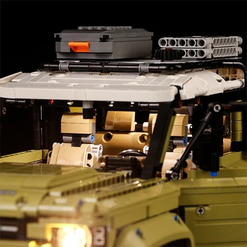 Led Light Set Compatibil Pentru Blocuri Lego 42110 Land Rover Apărătorii Vehicul Off-road Technology Group Serie de Asamblare Jucarii