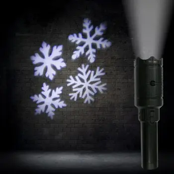LED Lumini de Crăciun în aer liber Model de Lanterna Fulg de nea Dj Disco Light 12 Model de Carte de Film Lanterna cu Laser Lampa de Proiecție