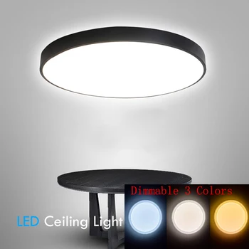 LED Lumini Plafon Estompat 48W 220V Cu 3 Culori Reglabile pentru Dormitor, Bucătărie, Lămpi de Tavan pentru Camera de zi Lumini de Iluminat