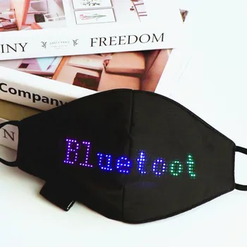 Led-Masca de Fata Display de Culoare Amestecat Mesaj Flexibile Led Panel 576 puncte Bluetooth Program Global de Limba pentru a Te Exprima
