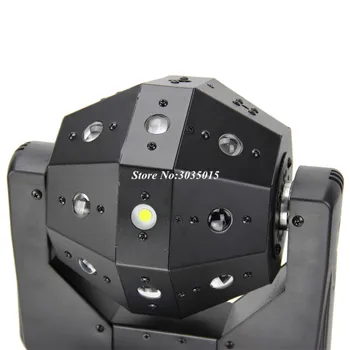 LED mini moving head mingea fascicul laser stroboscop 3 in1 fotbal cu role mișcare capete DMX infinit de rotație a CONDUS DJ disco ball lumina