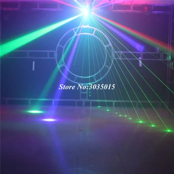 LED mini moving head mingea fascicul laser stroboscop 3 in1 fotbal cu role mișcare capete DMX infinit de rotație a CONDUS DJ disco ball lumina