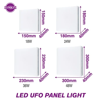 LED Panel Light 18W 24W 36W 48W Pătrat Ac85-265V SMD2835 LED Tavan modern, Tavan Lampa corp de Iluminat Pentru Derorate Acasă Lampa