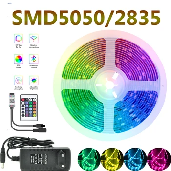 LED Strip Lumini Impermeabil Bluetooth WIFI de Control RGB 5050 de Iluminat de la Distanță de Panglica 5M 10M 20M Șir de Bandă Diodă de Fundal