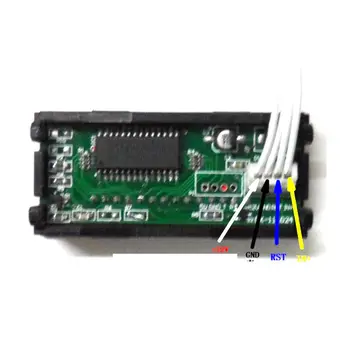 LED Timer Digital Totalizator Ore Cronometru industriale Metru Panou Digital ceas 6-bit 12V F/ Tensiune de măsurare de curent