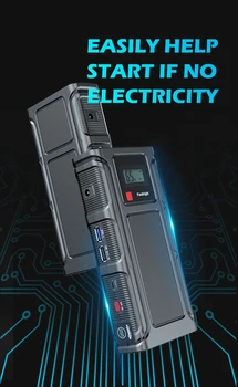 LED-uri Auto Jump Starter Cinci Anti-negru Folder de Încărcare Mobilă >2000A de Mare Capacitate 2020 Vânzare Fierbinte BLY-BT8 Nouă protectii