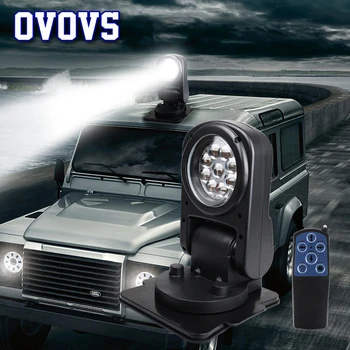 LED-uri de Lumină de Căutare de 360 de Grade Cu WIreless Controll 4D Pliabil Reflector pentru Ambarcațiuni Masina de Vânătoare Off Road
