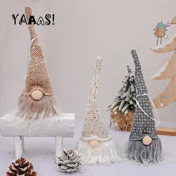 LED-uri Decoratiuni de Craciun pentru Casa Minunat Chip de Păpușă Agățat Pandantiv Pomul de Crăciun Decor Ornamente de Crăciun Cadouri de Anul Nou pentru Copii