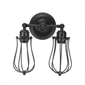 Led-uri Lumina de Perete Retro Loft Industrial Lampă de Perete Negru Vintage E27 Lampă de Perete Sconces Industriale corp de Iluminat Interior (nu Bec)