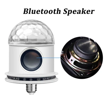 Led-uri Lumina Disco cu Difuzor Bluetooth Voice Control Reîncărcabilă DJ Laser Disco Ball Lampa pentru Acasă Lumini de Partid Discolamp