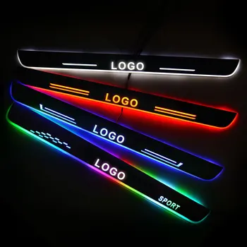 LED Ușa de Uzură, Plăci pentru Ford Fusion 2012-2020 Dinamice Transmise Lumina Acrilic Praguri Usi Prag Accesorii Auto