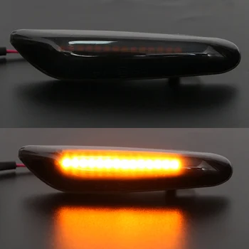 LEEPEE Mașină de Semnalizare LED Lampă de poziție Laterală de Lumină 2 buc/set Pentru BMW E90 E91 E92 E93 E60 E87 E82 E46 Amber
