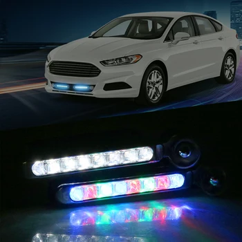 LEEPEE1 Pereche LED-uri Auto Lumini de Zi Nu este Nevoie de Alimentare Externă de Vânt Vehicul motorizat cu Lumini de Rotație a Ventilatorului Auto Lampă