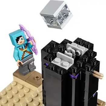 Lego Minecraft, lupta în cele din Urmă, (21151), joc de construcție, Minecraft jucarii, 222 Buc Lego, Constructii Copii