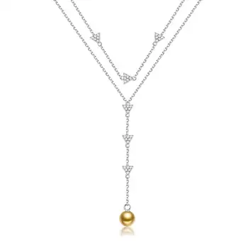 LEKANI greacă Design Colier de Perle S925 Argint Moda Femeie Colier Nou pentru Prietena Romantic Cadou de Aniversare