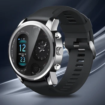 LEMFO T3 PRO Ceas Inteligent Bărbați tensiunea de Ritm Cardiac Timp Dual Bluetooth Activitate Tracker Sport Smartwatch pentru Android IOS