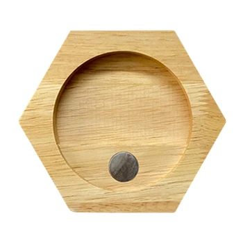 Lemn Hexagon Raft de Depozitare Rafturi Medalie Album Monede Case Decorative Instrument de Cazuri pentru consumatorii casnici Decorare Dormitor