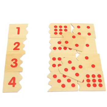 Lemn Montessori Math Jucărie Numărul de Bord Cutie Montessori Materialele de Învățare Timpurie Jucării Educative Pentru Copii YA3064H