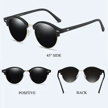 LeonLion 2021 Oglindă Polarizat ochelari de Soare Barbati de Brand Designer de Ochelari de Epocă Femei Conducere UV400 Street Bate Oculos Gafas De Sol