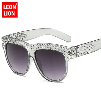 LeonLion 2021 Placare ochelari de Soare Femei/Bărbați Cadru Mare, Ochelari de Soare Vintage sex Feminin de Ochelari de protectie UV400 Lunette De Soleil Femme