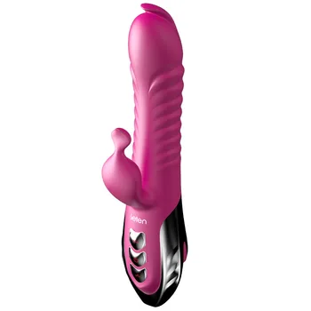 Leten furtună Vibrator încălzire feminin dublu șoc masturbari aparate секс игрушки вибратор секс jucarii sexuale pentru femei
